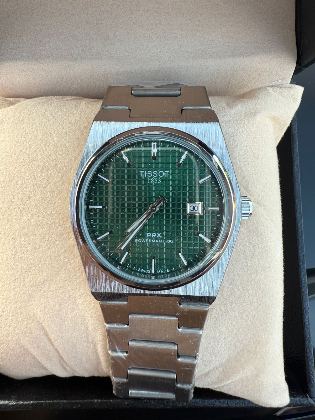 tissot prx powermatic 80 green